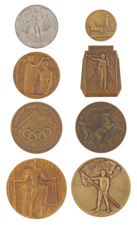 Lot #3103 Olympic Collection of (50) Participation Medals from the Collection of Fred Raymon - Image 12