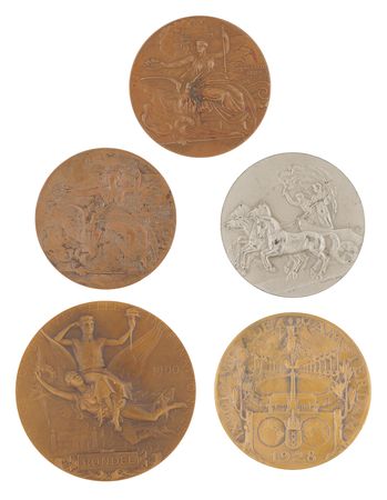 Lot #3103 Olympic Collection of (50) Participation Medals from the Collection of Fred Raymon - Image 14