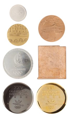 Lot #3103 Olympic Collection of (50) Participation Medals from the Collection of Fred Raymon - Image 7