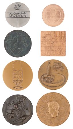 Lot #3103 Olympic Collection of (50) Participation Medals from the Collection of Fred Raymon - Image 8