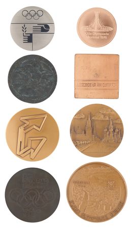 Lot #3103 Olympic Collection of (50) Participation Medals from the Collection of Fred Raymon - Image 9