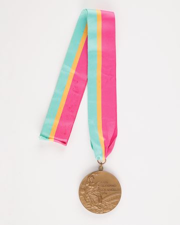 Lot #3089 Los Angeles 1984 Summer Olympics Bronze Winner's Medal for Gymnastics - Image 1