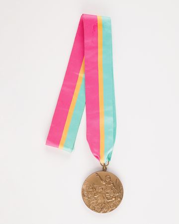 Lot #3089 Los Angeles 1984 Summer Olympics Bronze Winner's Medal for Gymnastics - Image 2