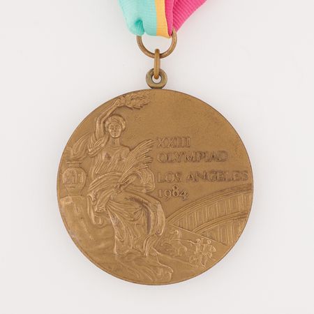 Lot #3089 Los Angeles 1984 Summer Olympics Bronze Winner's Medal for Gymnastics - Image 3
