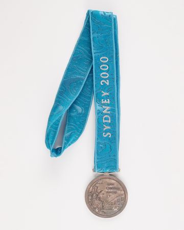Lot #3096 Sydney 2000 Summer Olympics Silver Winner's Medal for Wrestling - Image 1