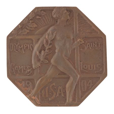 Lot #3108. St. Louis 1904 Olympics Rare Athlete's Participation Medal