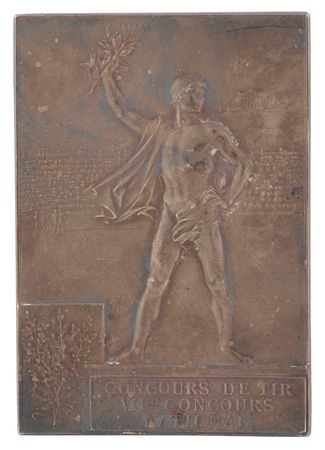 Lot #3050 Paris 1900 Olympics Silver Winner's Medal for Shooting - Image 2