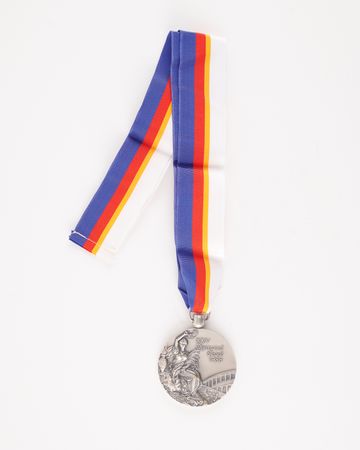 Lot #3091 Seoul 1988 Summer Olympics Silver Winner's Medal for Men's Football - Image 1