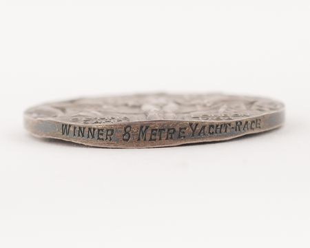 Lot #3058 London 1908 Olympics Silver Winner's Medal for Sailing - Image 3
