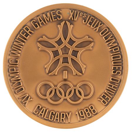Lot #3123 Calgary 1988 Winter Olympics Bronze
