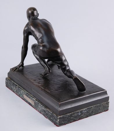 Lot #3271 Paavo Nurmi's Antwerp 1920 Olympic 10,000-Meter Victory Trophy Presented by Pierre de Coubertin - Image 4