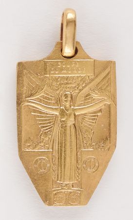 Lot #3262 FIFA Gold Presentation Medal Awarded to President Jules Rimet at the Inaugural World Cup (Uruguay, 1930) - Image 2