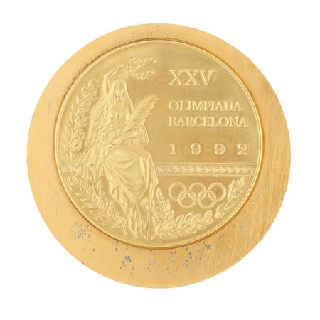 Lot #3093 Barcelona 1992 Summer Olympics Winner's Medal Set - Presented to Javier Gómez-Navarro, Vice-President of the Barcelona Olympic Organizing Committee - Image 2