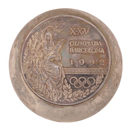 Lot #3093 Barcelona 1992 Summer Olympics Winner's Medal Set - Presented to Javier Gómez-Navarro, Vice-President of the Barcelona Olympic Organizing Committee - Image 4