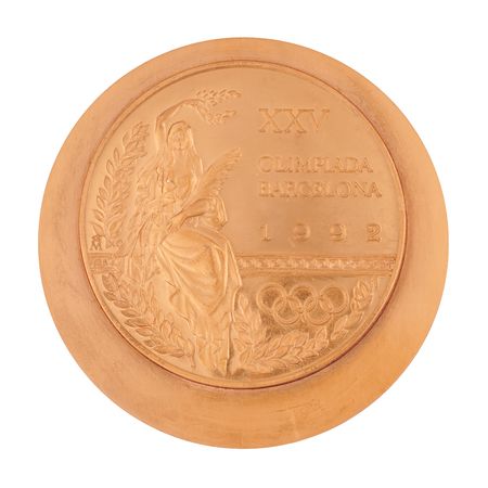 Lot #3093 Barcelona 1992 Summer Olympics Winner's Medal Set - Presented to Javier Gómez-Navarro, Vice-President of the Barcelona Olympic Organizing Committee - Image 6