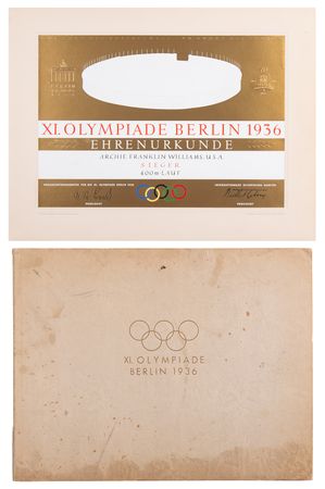 Lot #3249 Archie Williams: Extensive Archive of a 1936 Berlin Olympic Gold Medalist and Tuskegee Airman - Image 3