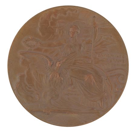 Lot #3105 Athens 1896 Olympics Bronze