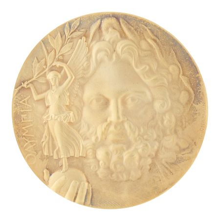 Lot #3055 Athens 1906 Intercalated Olympics Gold Winner's Medal - Image 2