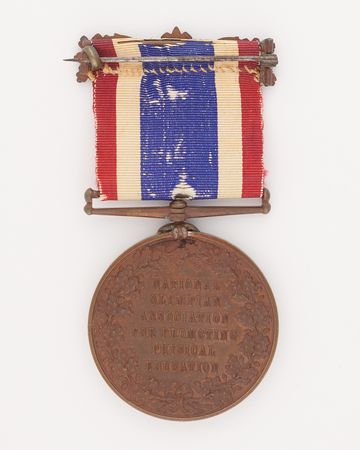 Lot #3263 British National Olympian Association Medal for Promoting Physical Education (Pre-1896) - Image 2