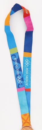 Lot #3098 Athens 2004 Summer Olympics Bronze Winner's Medal for Men's Shot Put - Awarded to Denmark's Joachim Olsen Before His Elevation to Silver - Image 5