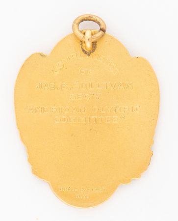 Lot #3133 Athens 1906 Intercalated Olympics American Olympic Committee Official's Badge - Image 2