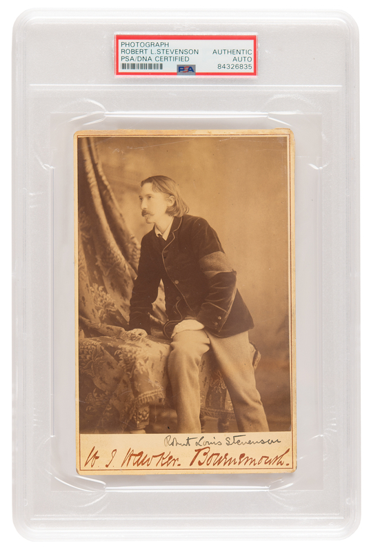 Lot 778 Robert Louis Stevenson Signed Photograph