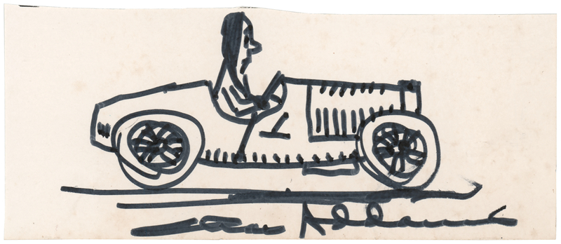 Lot 283 Charles Addams Signed Sketch of 'Wednesday Addams'