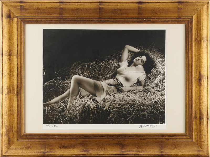 Lot 572 George Hurrell Oversized Signed Photograph of Jane Russell (Ltd. Ed. #46/250)
