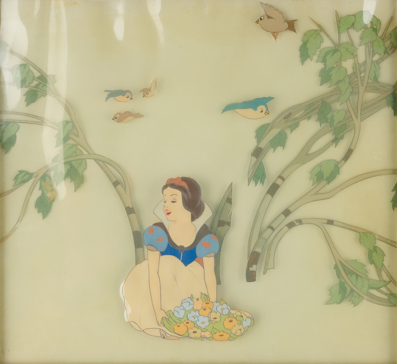Lot 343 Snow White production cel from Snow White and the Seven Dwarfs