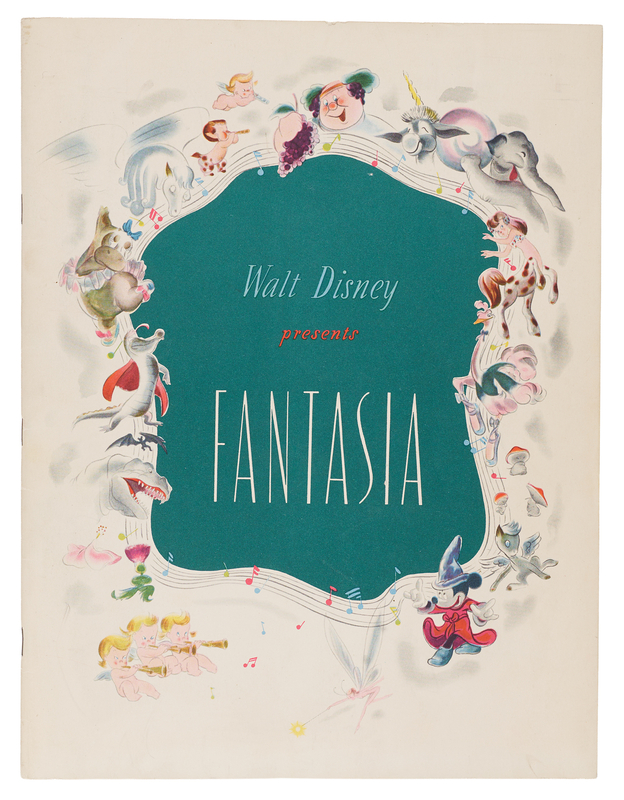 Lot 307 Fantasia: Original 1940 Walt Disney Productions Program