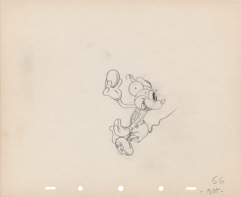 Lot 285 Mickey Mouse production drawing from Alpine Climbers
