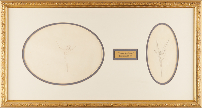 Lot 304 Fairy production drawings (2) from Fantasia
