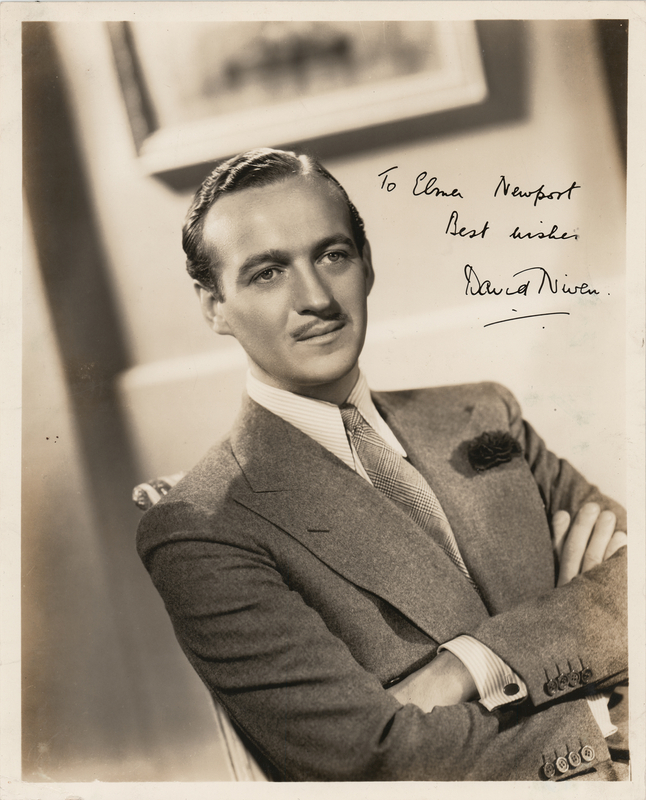 Lot 674 David Niven Signed Photograph