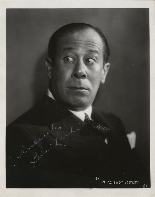 Lot 585 Bert Lahr Signed Photograph