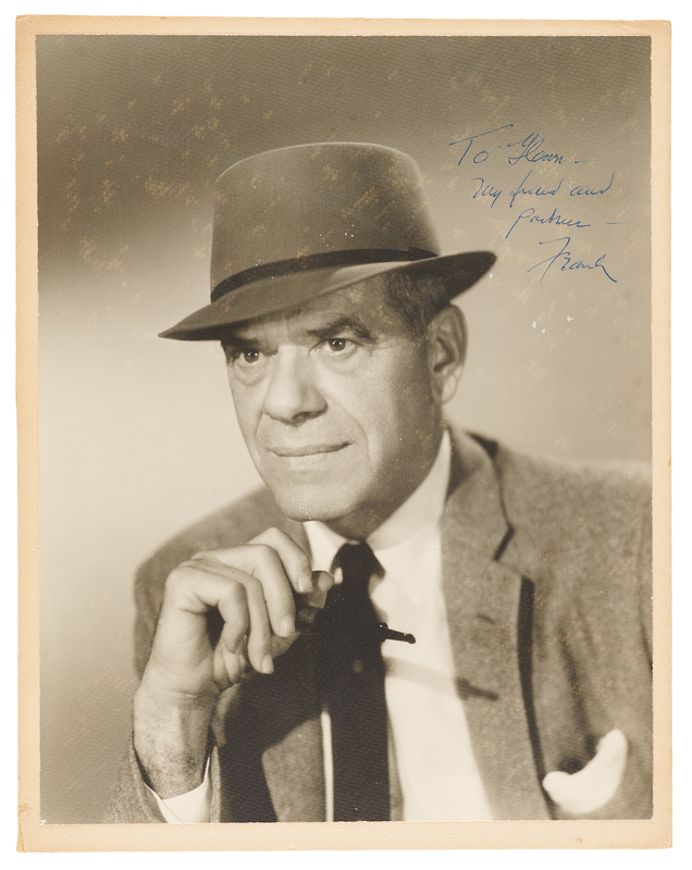Lot 487 Frank Capra Oversized Signed Photograph to Glenn Ford