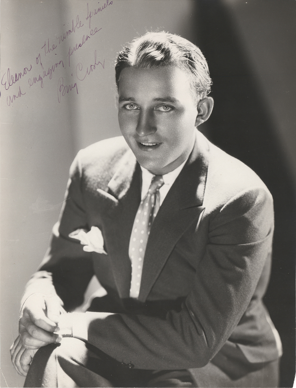 Lot 505 Bing Crosby Oversized Signed Photograph to Eleanor Powell
