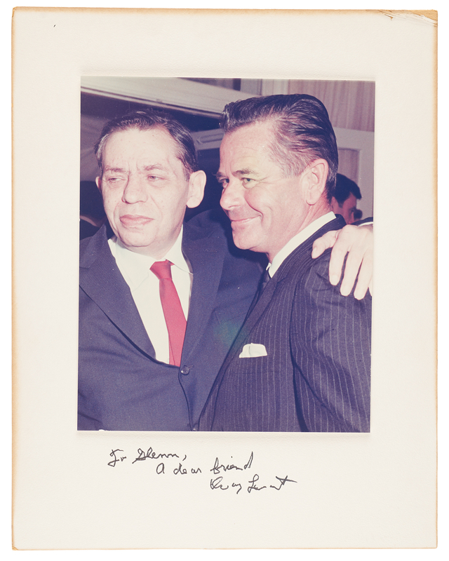 Lot 597 Oscar Levant Oversized Signed Photograph to Glenn Ford