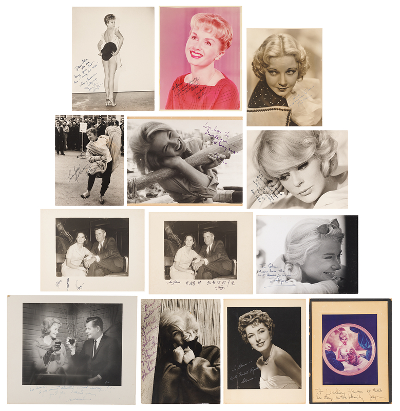 Lot 453 Actresses (13) Oversized Signed Photographs to Glenn Ford and Eleanor Powell