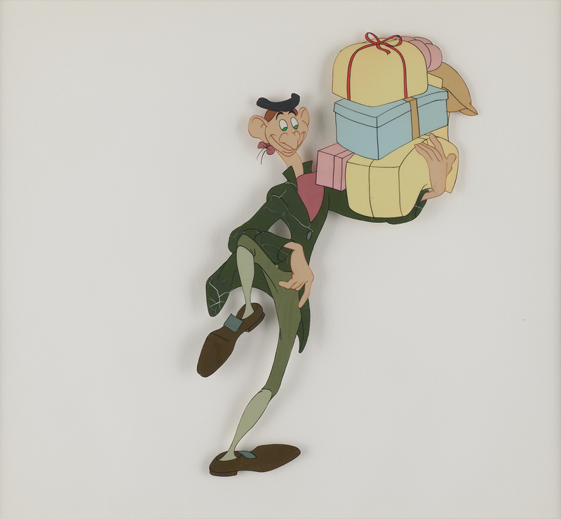 Lot 284 Ichabod Crane production cel from The Adventures of Ichabod and Mr. Toad