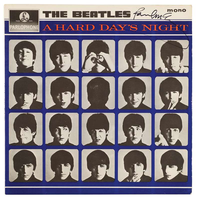 Lot 389 Beatles: Paul McCartney Signed Album - A Hard Day's Night