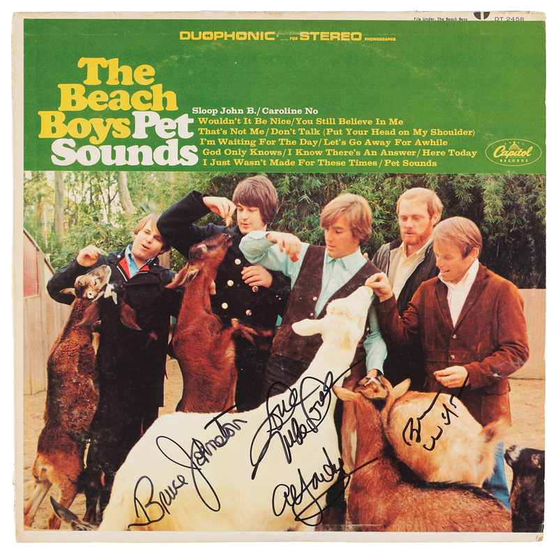 Lot 381 Beach Boys Signed Album - Pet Sounds