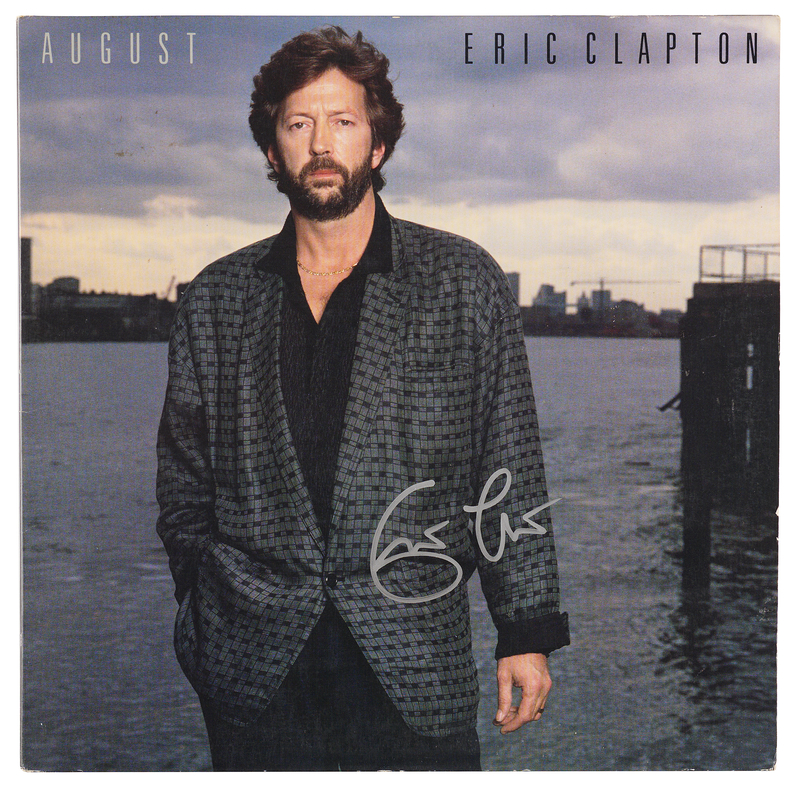Lot 395 Eric Clapton Signed Album - August