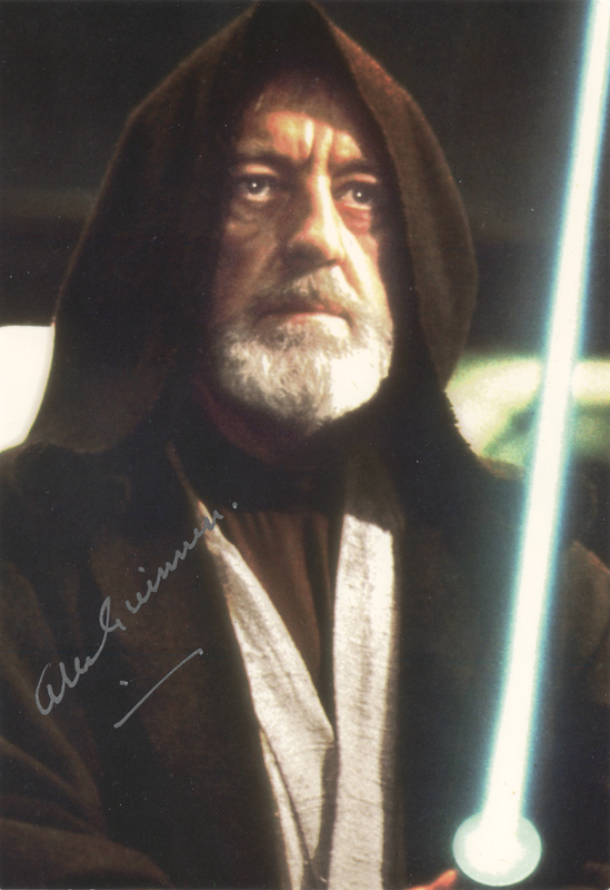 Lot 720 Star Wars: Alec Guinness Signed Photograph