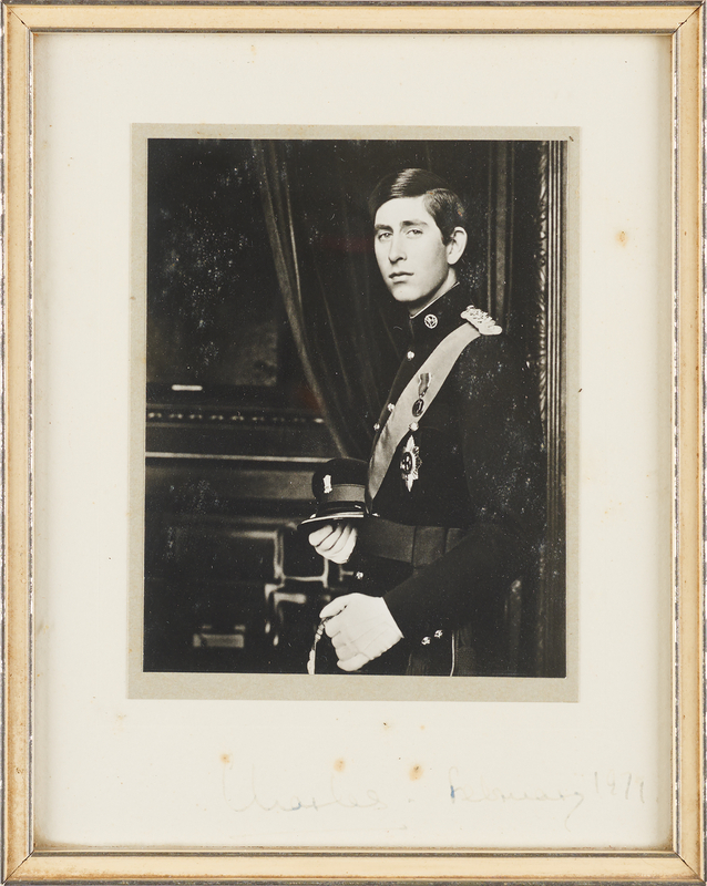 Lot 184 King Charles III Signed Photograph