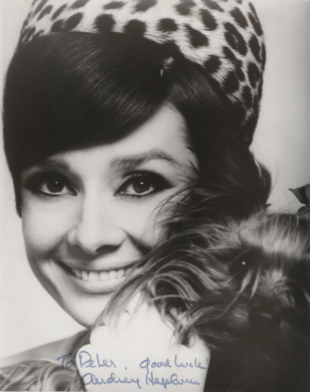 Lot 555 Audrey Hepburn Signed Photograph