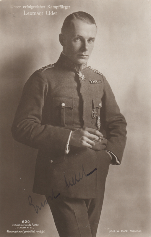 Lot 240 Ernst Udet Signed Photograph