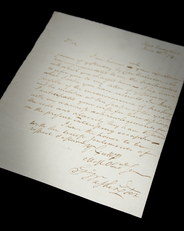 Lot 1 George Washington War-Dated Letter Signed to New York Governor George Clinton on the Discharge of New York Militia Following the British Capture of Stony Point (June 10, 1779)
