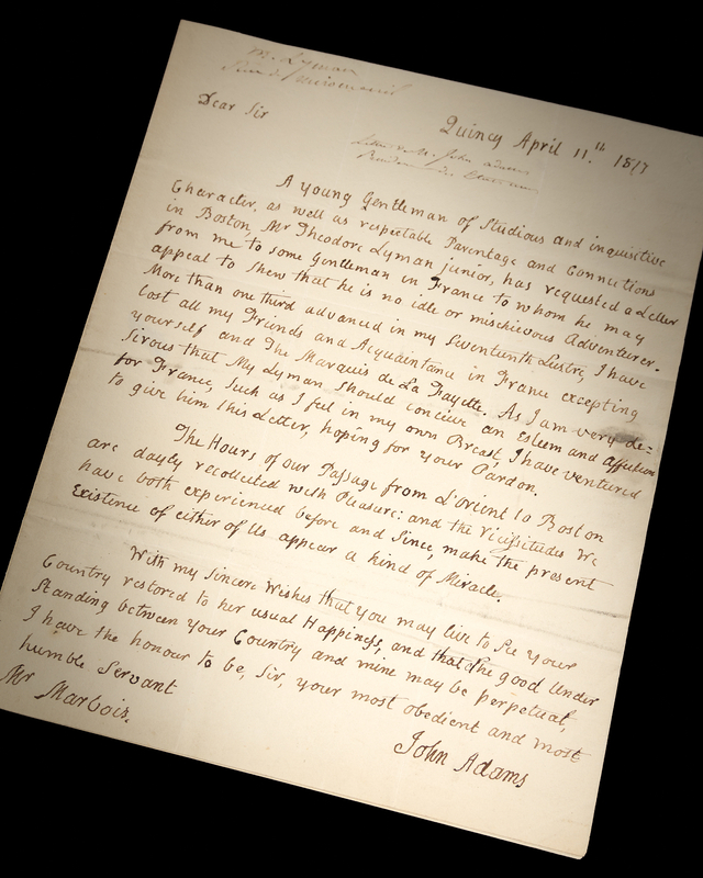 Lot 3 John Adams Autograph Letter Signed on the Last Survivors of His French Circle - “I have lost all my Friends and Acquaintances in France excepting yourself and The Marquis de La Fayette”