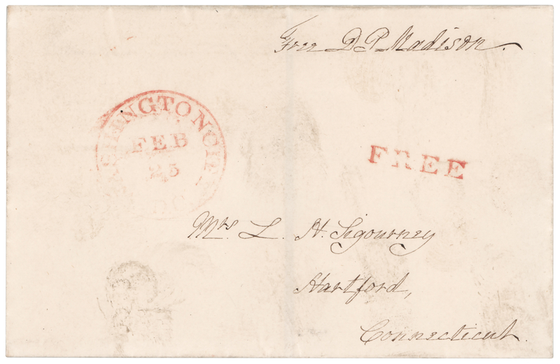 Lot 9 Dolley Madison Signed Free Frank
