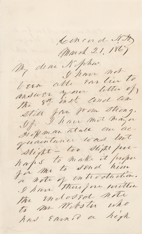 Lot 31 Franklin Pierce Autograph Letter Signed